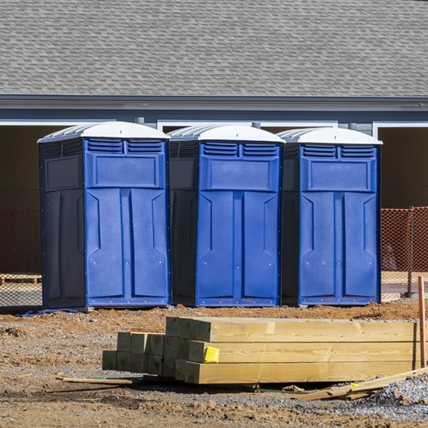 is there a specific order in which to place multiple porta potties in New Plymouth